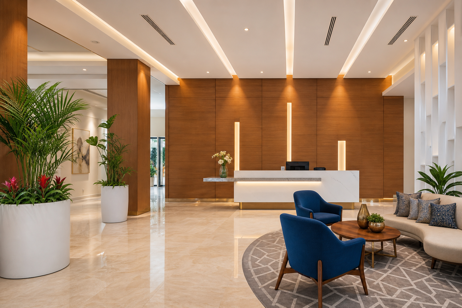 Decorative AC Lobby